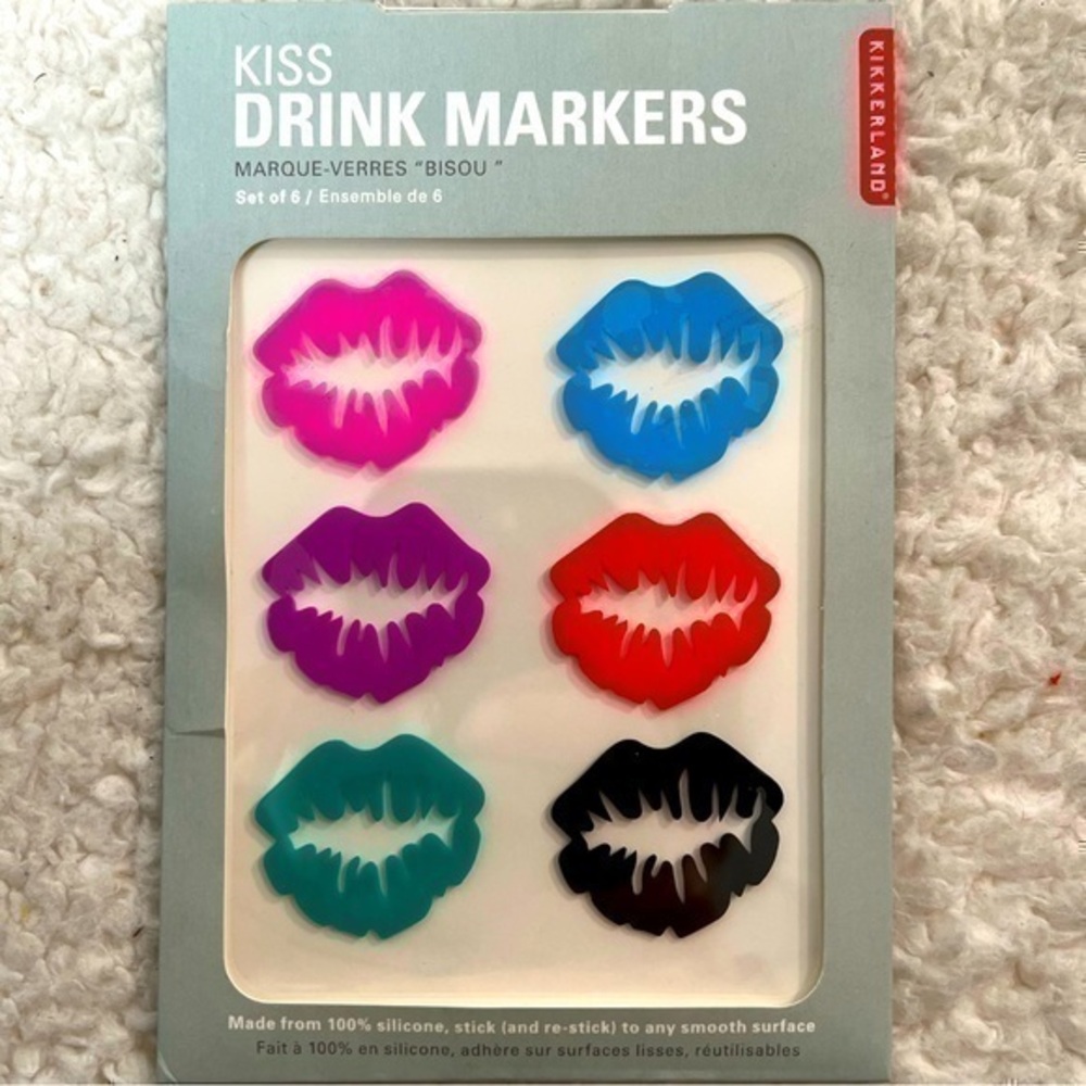Kikkerland “Kiss” Drink Markers